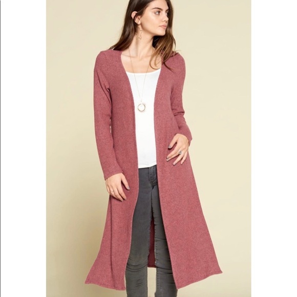 NEW! Casual Longline Cardigan! - Picture 4 of 6